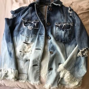 Distressed Denim Jacket